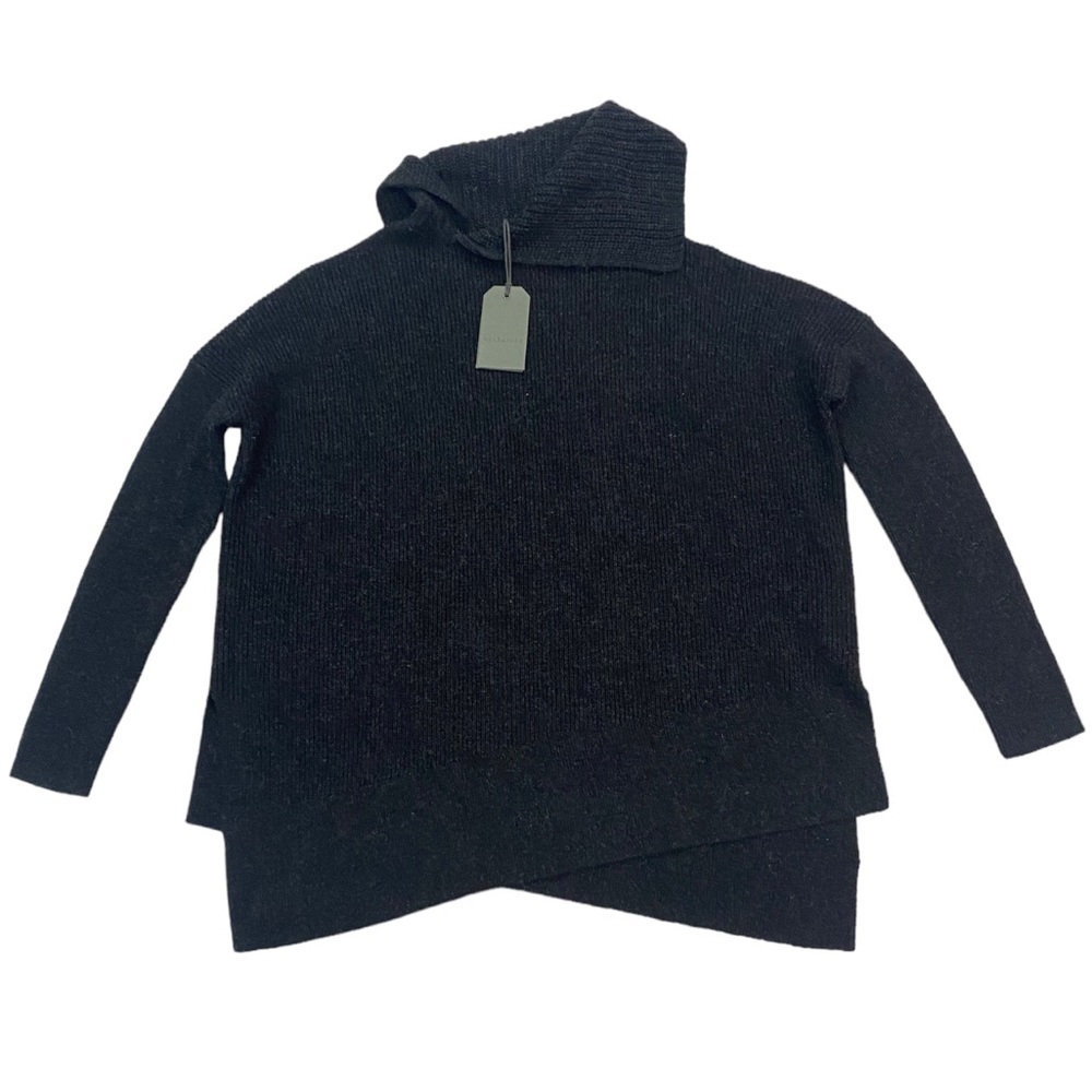 NWT All Saints Hettie Jumper in Black Marl Size Extra Small XS - Picture 3 of 10